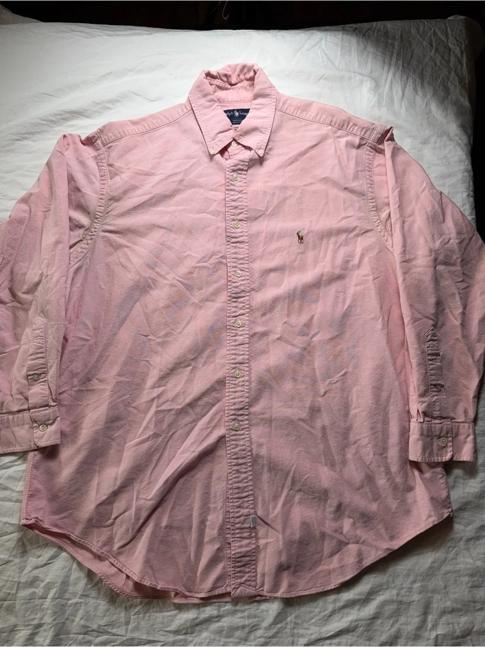 Polo by Ralph Lauren Light Pink Oxford Button-Down Shirt